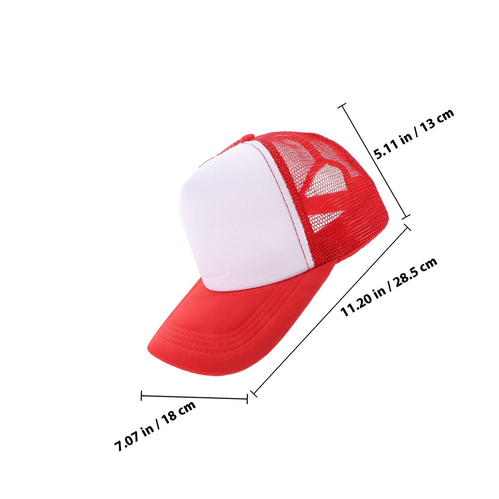 10Pcs Blank Baseball Hat Mesh  - огляд і ціна Hat Sublimation Blank
