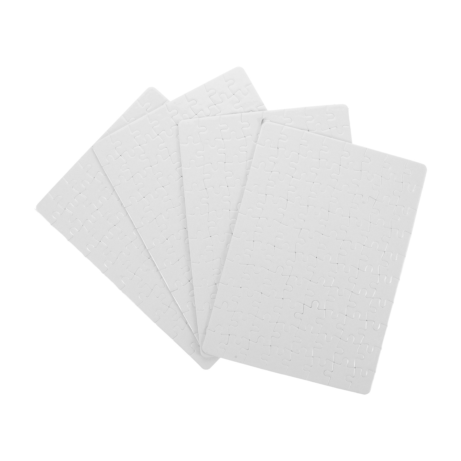 4Sheets Blank Puzzle Pieces fo - огляд і ціна Puzzle Blank White