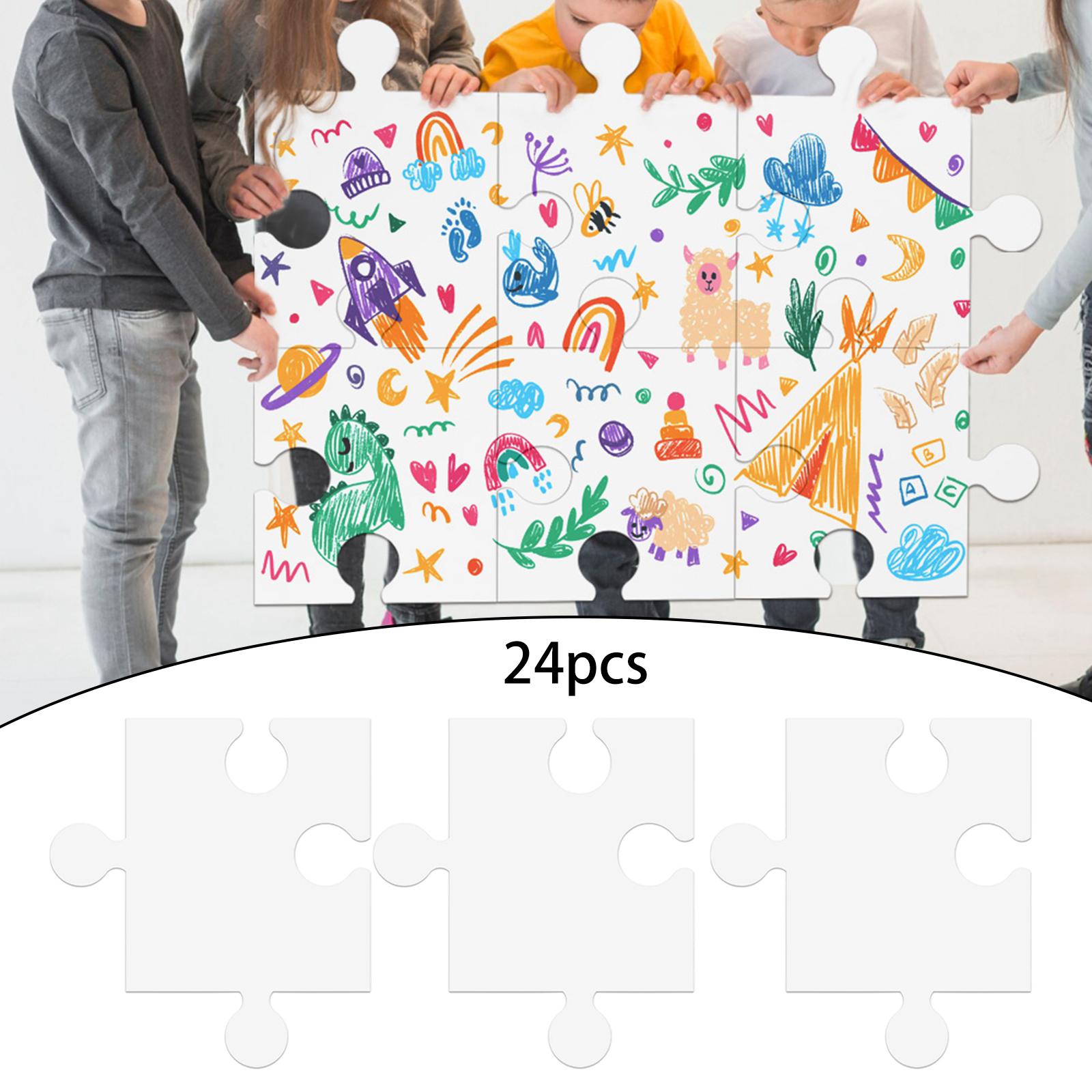 Kids Adult Blank Puzzle for DI - огляд і ціна Puzzle Blank White