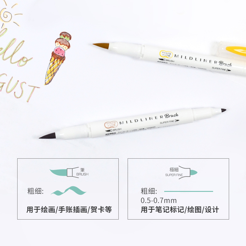 Zebra Colores Double Headed Hi - огляд і ціна Zebra Pen Sarasa