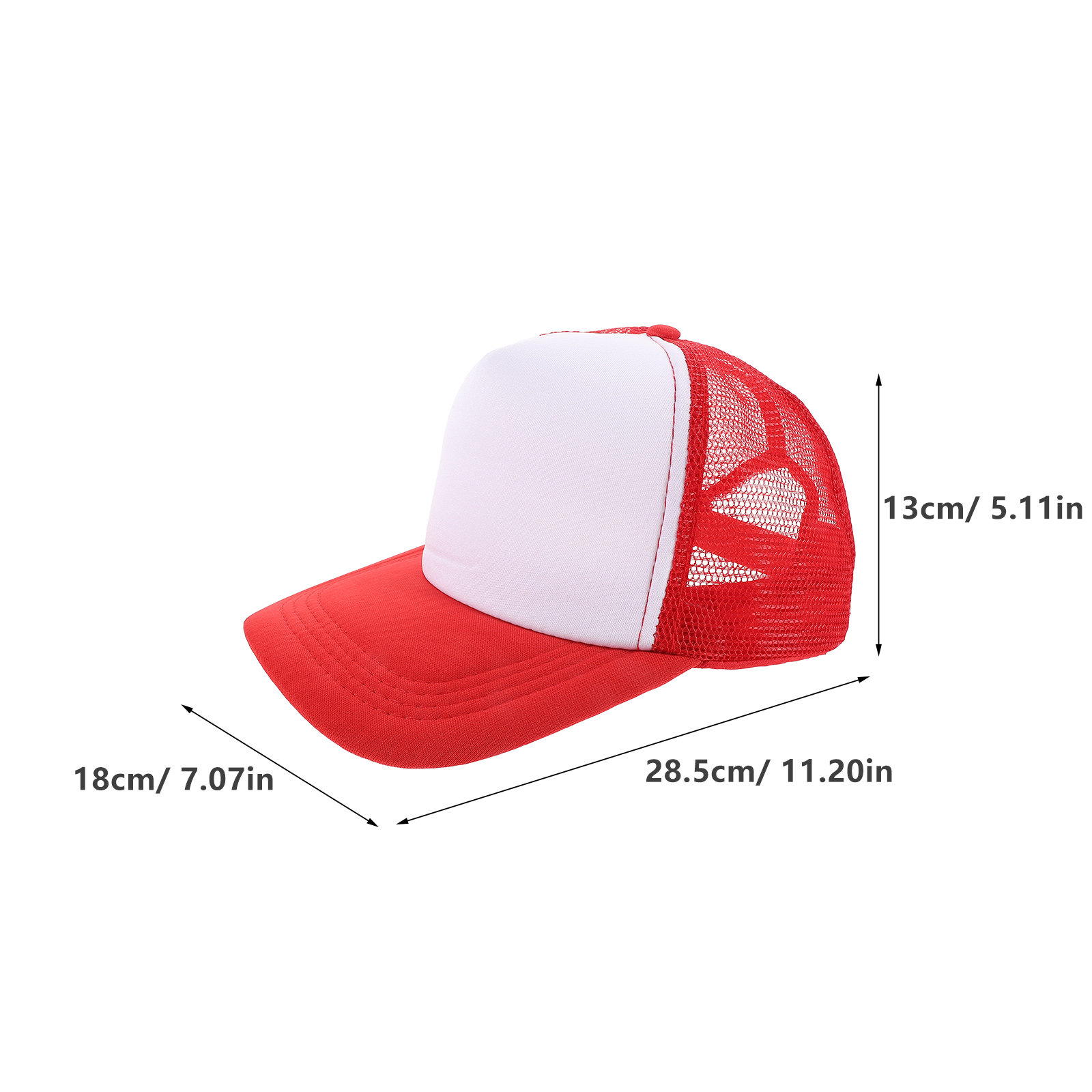 10Pcs Blank Baseball Caps Mesh - огляд і ціна Hat Sublimation Blank